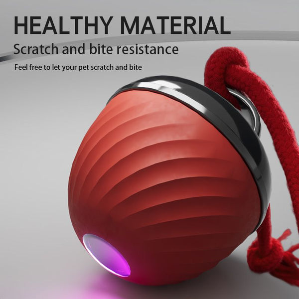 Electric Rolling Pet Ball – Red