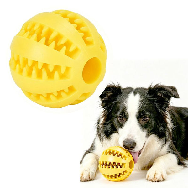 Dog Treat Dispenser Ball – Yellow, 2-Pack
