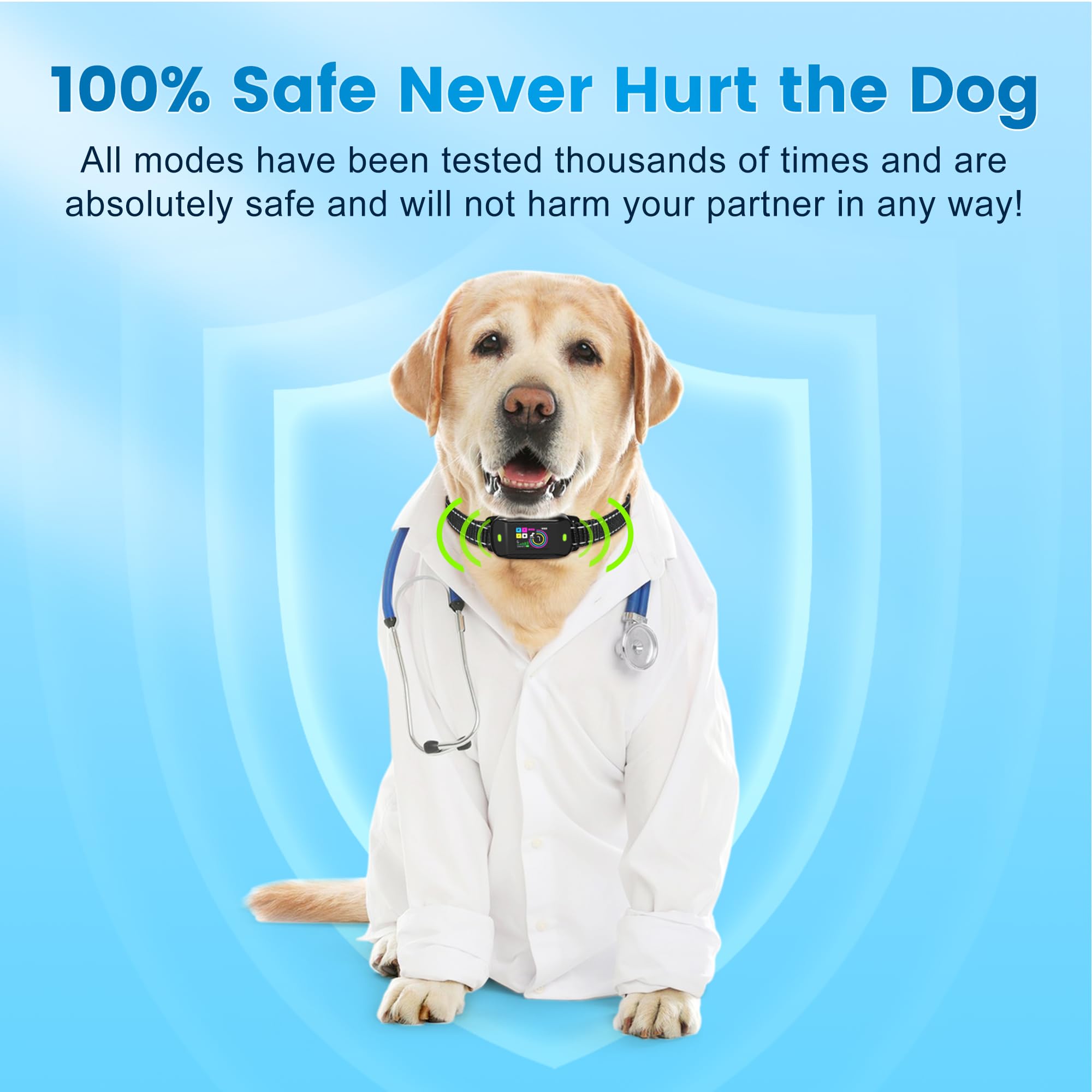Anti-Bark Collar – Black