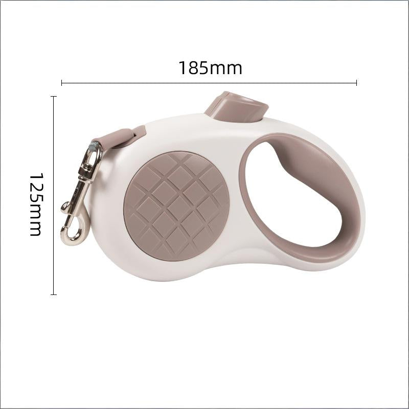 Heavy-Duty Retractable Dog Lead – Brown
