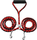 Dog Lead & Collar Set – Red / Black