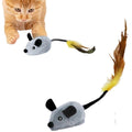 Interactive Mouse Cat Toy – Grey