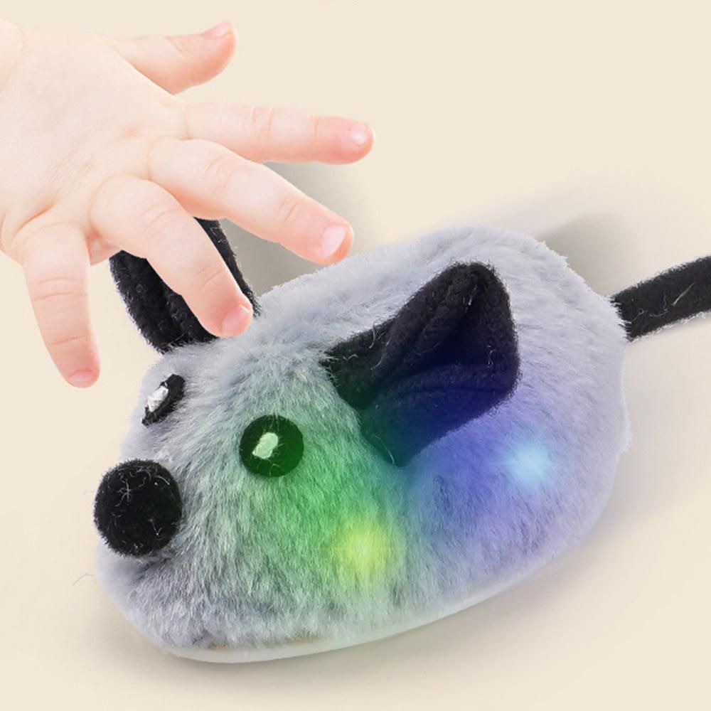 Interactive Mouse Cat Toy – Grey