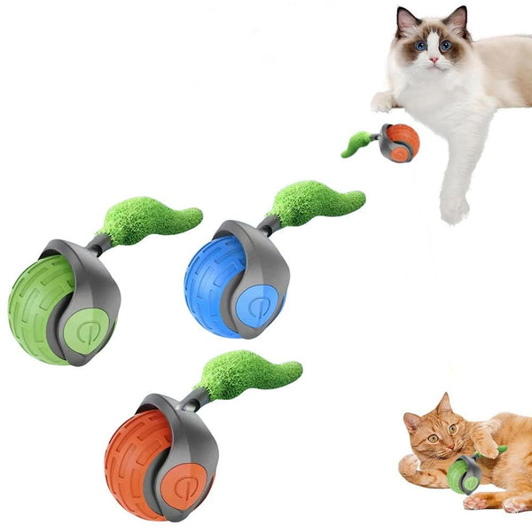 Auto-Moving Cat Ball Toy – 3 Pack