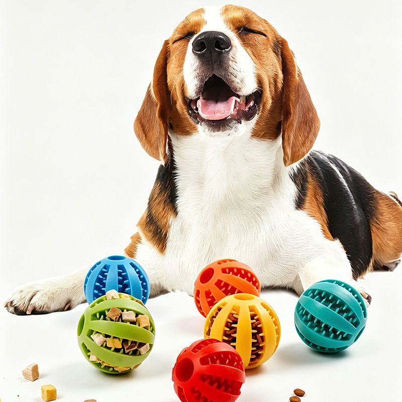 Dog Treat Dispenser Ball – Green, 2-Pack