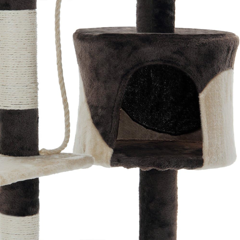 Multi-Level Cat Tree 140cm – Beige