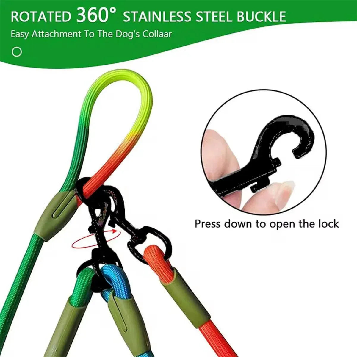 Hands-Free Dog Lead – Black
