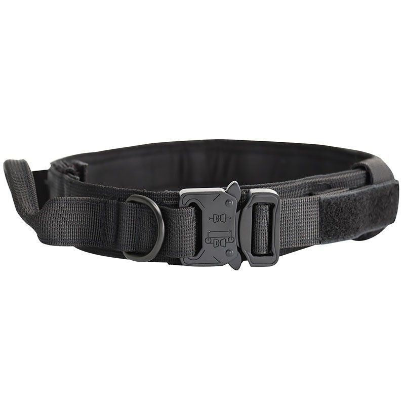 Tactical Dog Collar – Black, M
