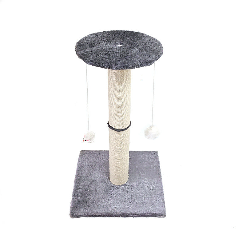 Cat Tree with Scratching Post – Grey